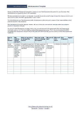 Free Download PDF Books, Simple IT Risk Assessment Template