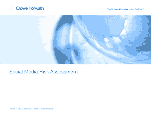 Free Download PDF Books, Social Media Risk Assessment Template