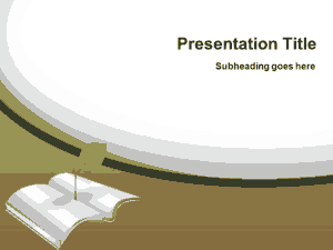 Free Download PDF Books, Green Education PowerPoint Template
