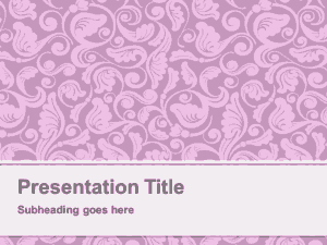 Free Download PDF Books, Pink Vintage PowerPoint Template