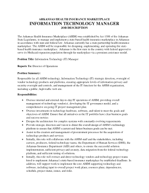 Free Download PDF Books, Information Technology Manager Job Description Template