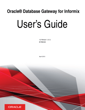Free Download PDF Books, Oracle Database Gateway For Informix User Guide