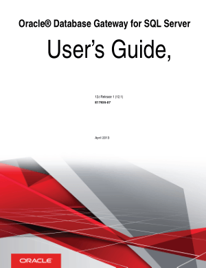 Free Download PDF Books, Oracle Database Gateway For SQL Server User Guide
