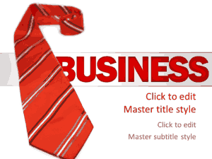 Free Download PDF Books, Red Tie Business PowerPoint Template