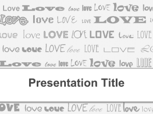 Free Download PDF Books, Love Writing PowerPoint Template