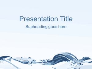 Free Download PDF Books, Water Conservation PowerPoint Template