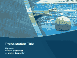 Free Download PDF Books, Water Polo PowerPoint Template