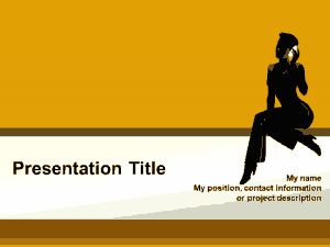 Free Download PDF Books, Talkative Woman PowerPoint Template