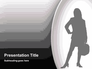 Free Download PDF Books, Woman Style PowerPoint Template