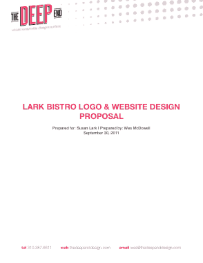 Free Download PDF Books, Logo and Website Design Proposal Template
