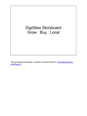 Free Download PDF Books, DigiSites Website Design Storyboard Template