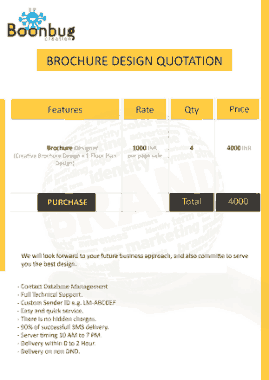 Free Download PDF Books, Brochure Design Quotation Template