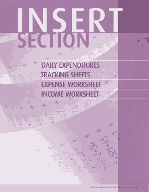 Free Download PDF Books, Daily Expenses Worksheet Template