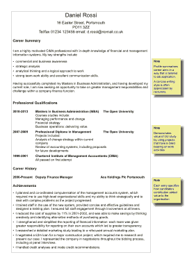 Free Download PDF Books, Printable Professional CV Template
