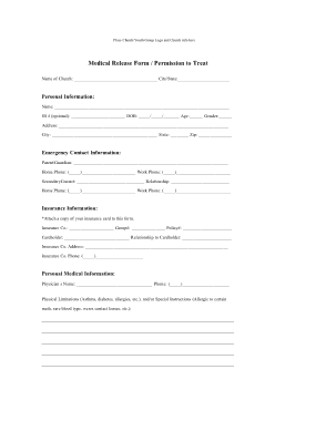 Free Download PDF Books, Medical Release Form Example Template