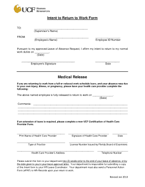 Free Download PDF Books, Medical Release To Work Form Template