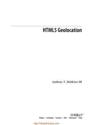 Free Download PDF Books, HTML5 Geolocation