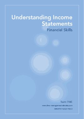 Free Download PDF Books, Analysis of Income Statement Template