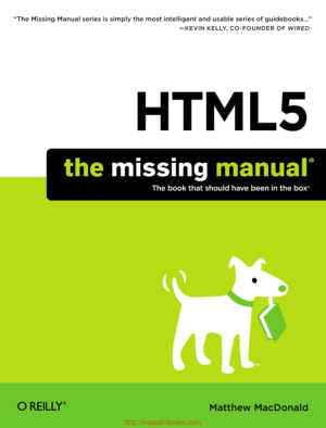 Free Download PDF Books, HTML5 The Missing Manual