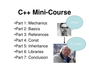 Free Download PDF Books, C++ Mini Course