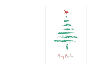 Free Download PDF Books, Christmas Cards Stamped Tree Coloring Template