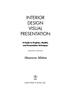 Interior Design Visual Presentation A Guide To Graphics, Models And Presentation Techniques 2nd Edition