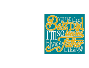 Free Download PDF Books, Blessed Have Like You Fathers Day Cards Template