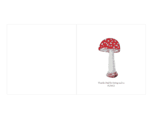 Free Download PDF Books, Fungi Fathers Day Cards Template