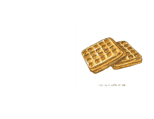 Free Download PDF Books, Waffle Fathers Day Cards Template