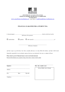 Free Download PDF Books, Financial Guarantee Letter for Student Visa Template