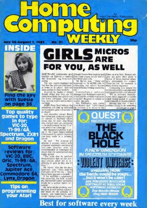 Home Computing Weekly Technology Magazine 021