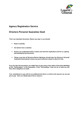 Free Download PDF Books, Personal Guarantee Form Example Template