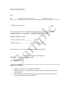 Free Download PDF Books, Sample Employment Guarantee Letter Template