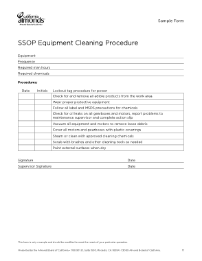 Free Download PDF Books, Equipment Cleaning SOP Template