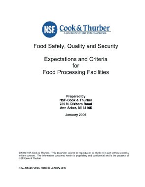 Free Download PDF Books, Food Quality SOP Template