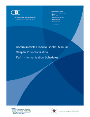 Free Download PDF Books, Communicable Disease Control Immunization Schedule Template