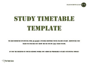 Free Download PDF Books, Weekly Timetable Schedule Template