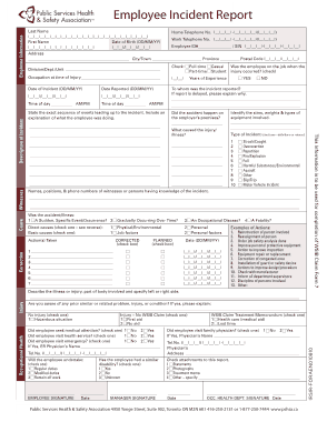 Free Download PDF Books, Employee Incident Report Template