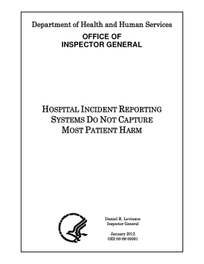 Free Download PDF Books, Hospital Incident Report Sample Template