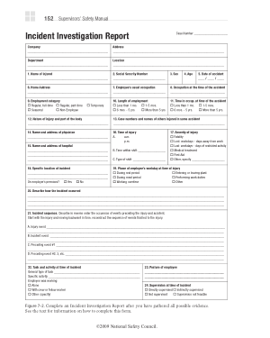 Free Download PDF Books, Incident Investigation Report Template