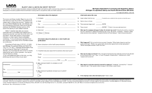 Free Download PDF Books, Injury Illness Incident Report Form Template
