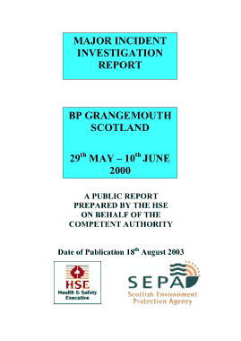Free Download PDF Books, Major Incident Investigation Report Template