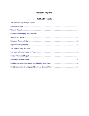 Free Download PDF Books, Medical Laboratory Incident Report Form Template