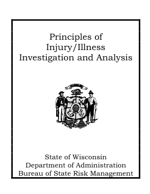 Free Download PDF Books, Principles of Injury Illness Investigation and Analysis Report Template
