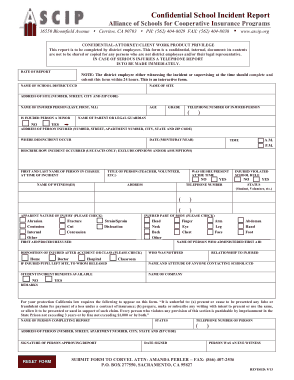Free Download PDF Books, School Incident Report Form Template
