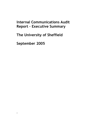 Free Download PDF Books, Internal Communications Audit Report Template