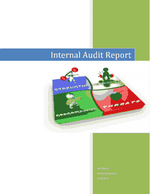 Free Download PDF Books, Internal Audit Report Sample Template