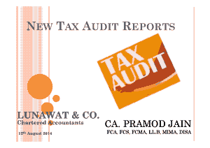 Free Download PDF Books, New Tax Audit Reports Template