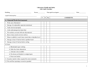 Free Download PDF Books, Laboratory Health and Safety Audit Report Template
