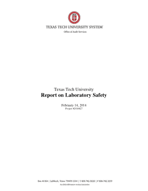 Free Download PDF Books, University Labaoraty Safety Audit Report Template